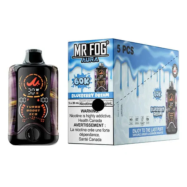 Blueberry Dream - Mr Fog Aura 60k Disposable- 20 mg nic