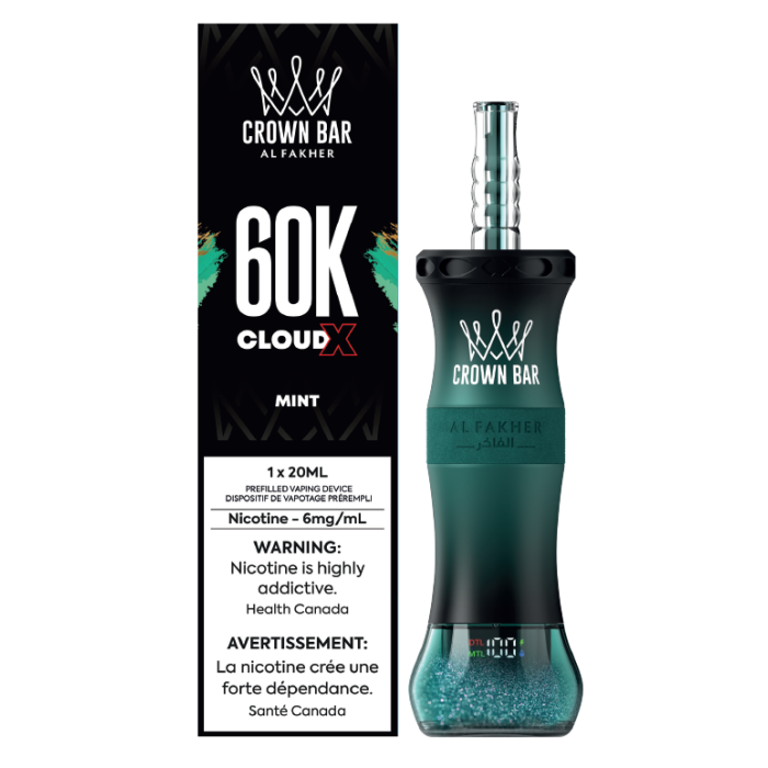 Mint - Al Fakher Crown Bar Cloud X 60K Disposable Vape