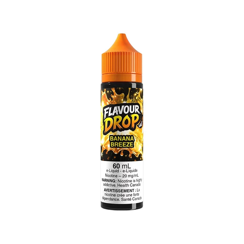 Banana Breeze Salts - Flavour Drop E-Liquid | 20mg 60mL | Vape Delivery Calgary
