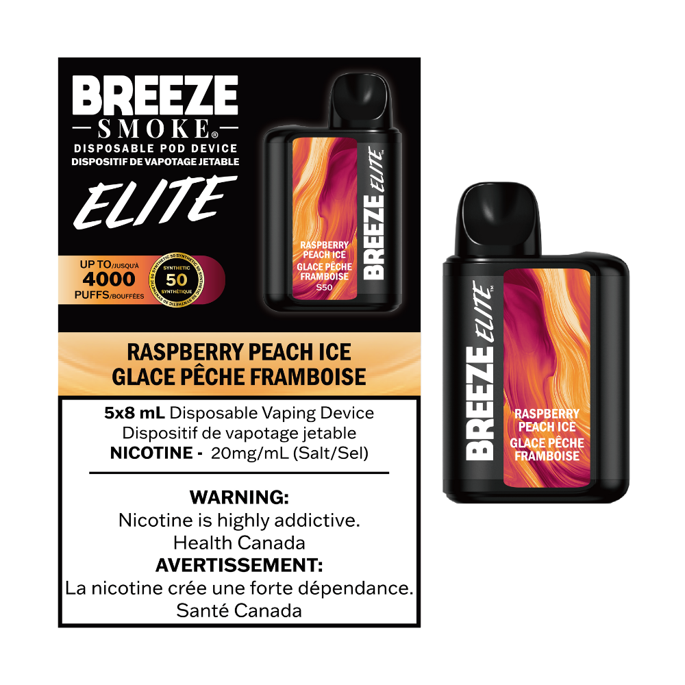 BREEZE ELITE S50 4000 BOUFFÉES VAPE JETABLE