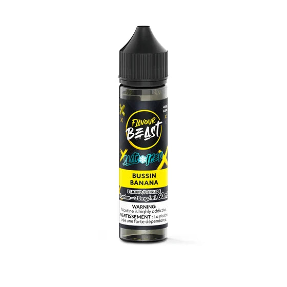 Bussin Banana (ICED) - Flavour Beast E-Liquid - 20mg/60mL