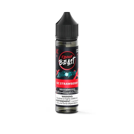 Sic Strawberry (ICED) - Flavour Beast E-Liquid - 20mg/60mL