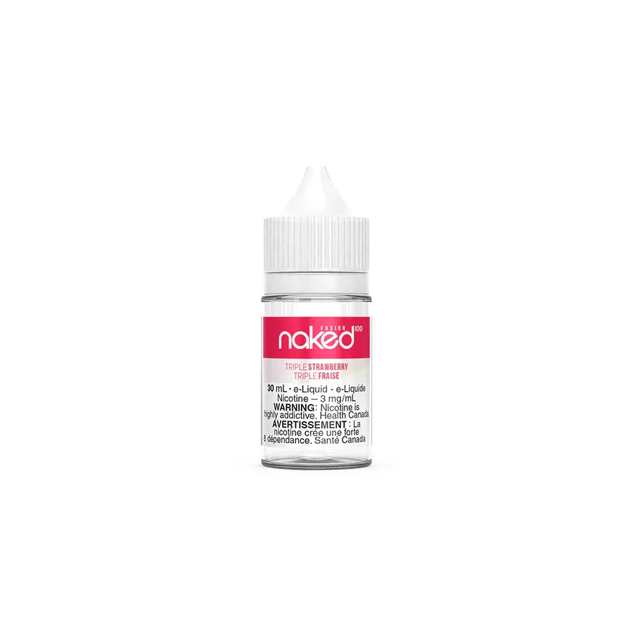 Triple strawberry-Naked 100 30ml freebase