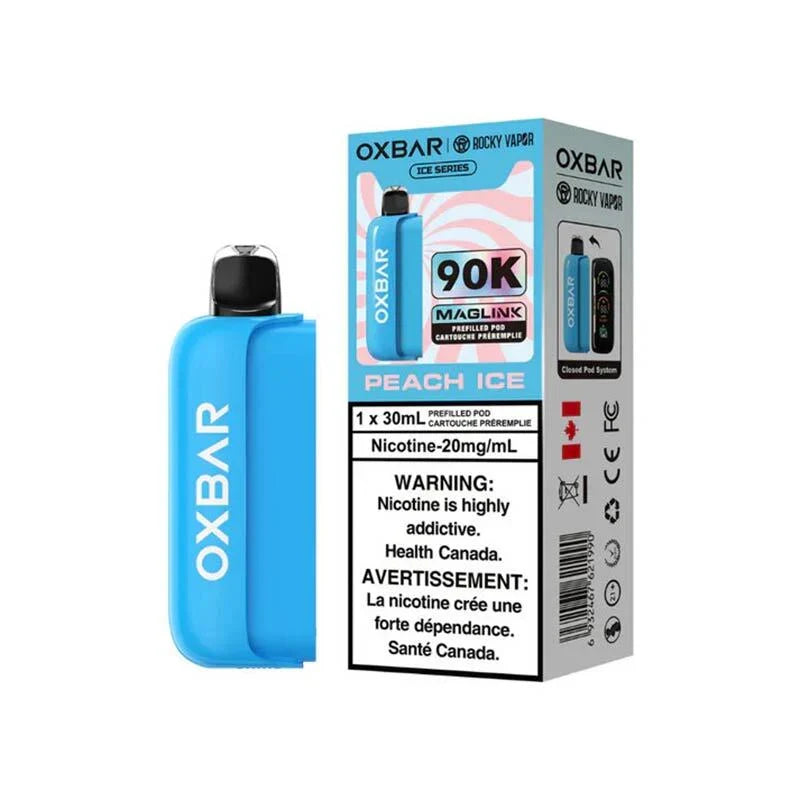 Peach Ice - Oxbar Maglink 90K Prefilled Pod (30 ML ) No Battery