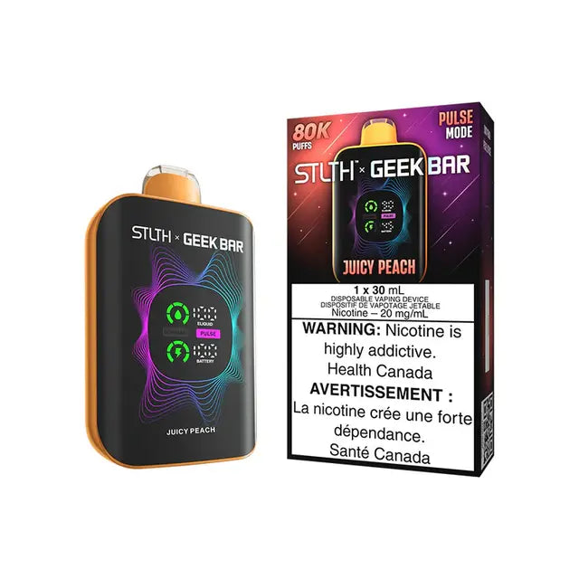 JUICY PEACH - STLTH X GEEK BAR 80k DISPOSABLE VAPE