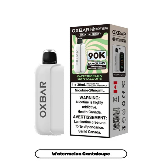 Oxbar Maglink 90K Watermelon Cantaloupe Prefilled Pod No battery