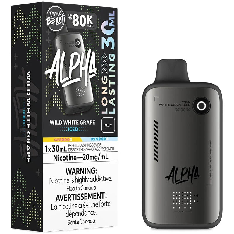 Wild White Grape Iced - Flavour Beast Alpha 80K Disposable Vape