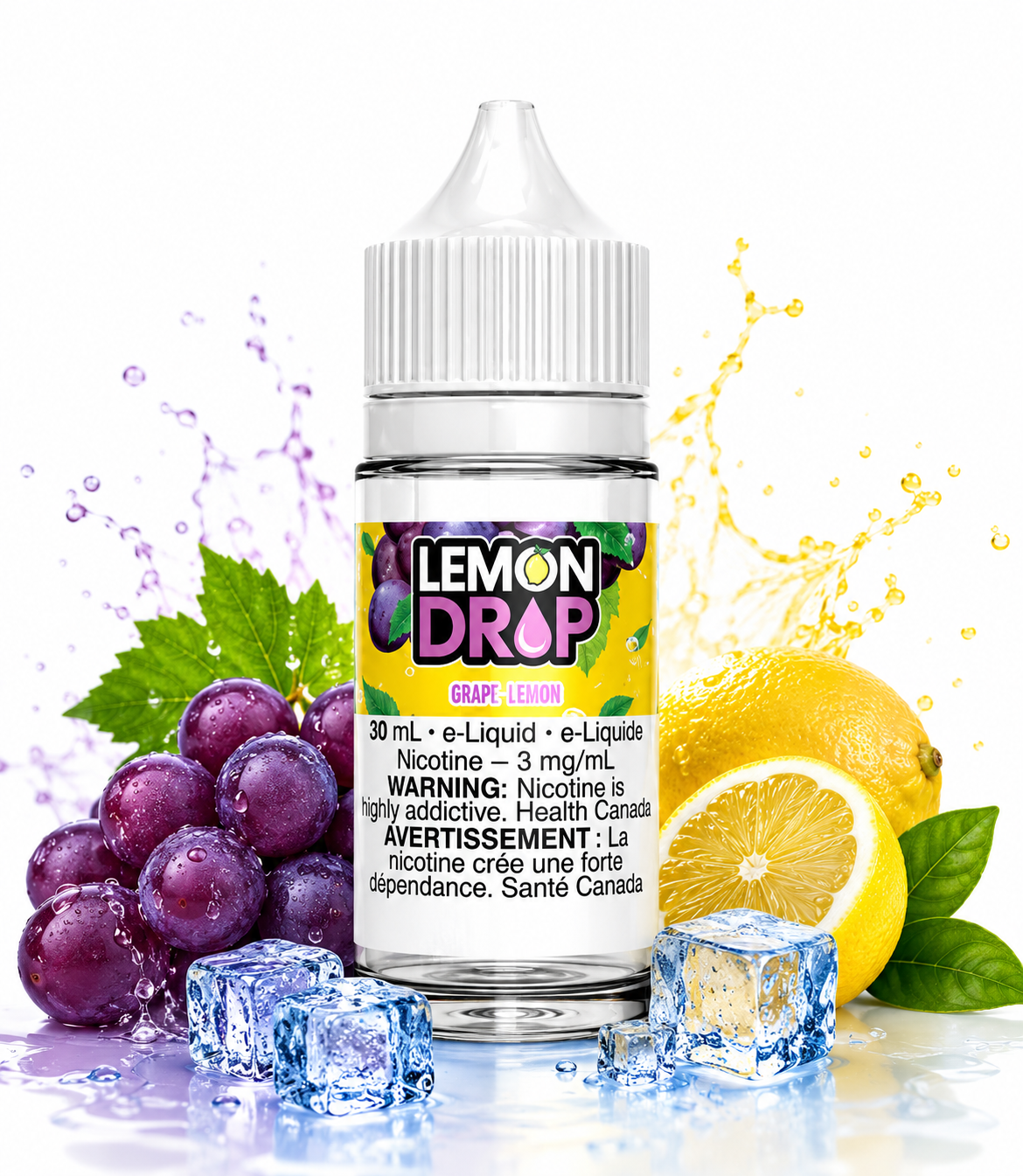 Grape - Lemon Drop Freebase E-Juice ( 30ML 20MG )