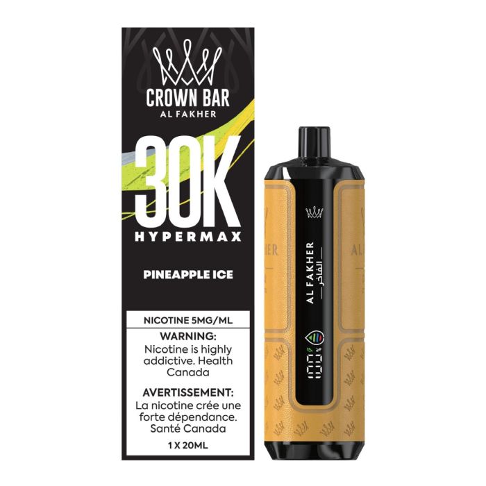 Pineapple Ice - Al Fakher Crown Bar Mega Max 75k Disposable Vape