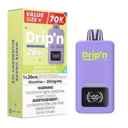 White Grape Blueberry Ice - Drip'n by Envi Disposable Vape | 70k Puffs