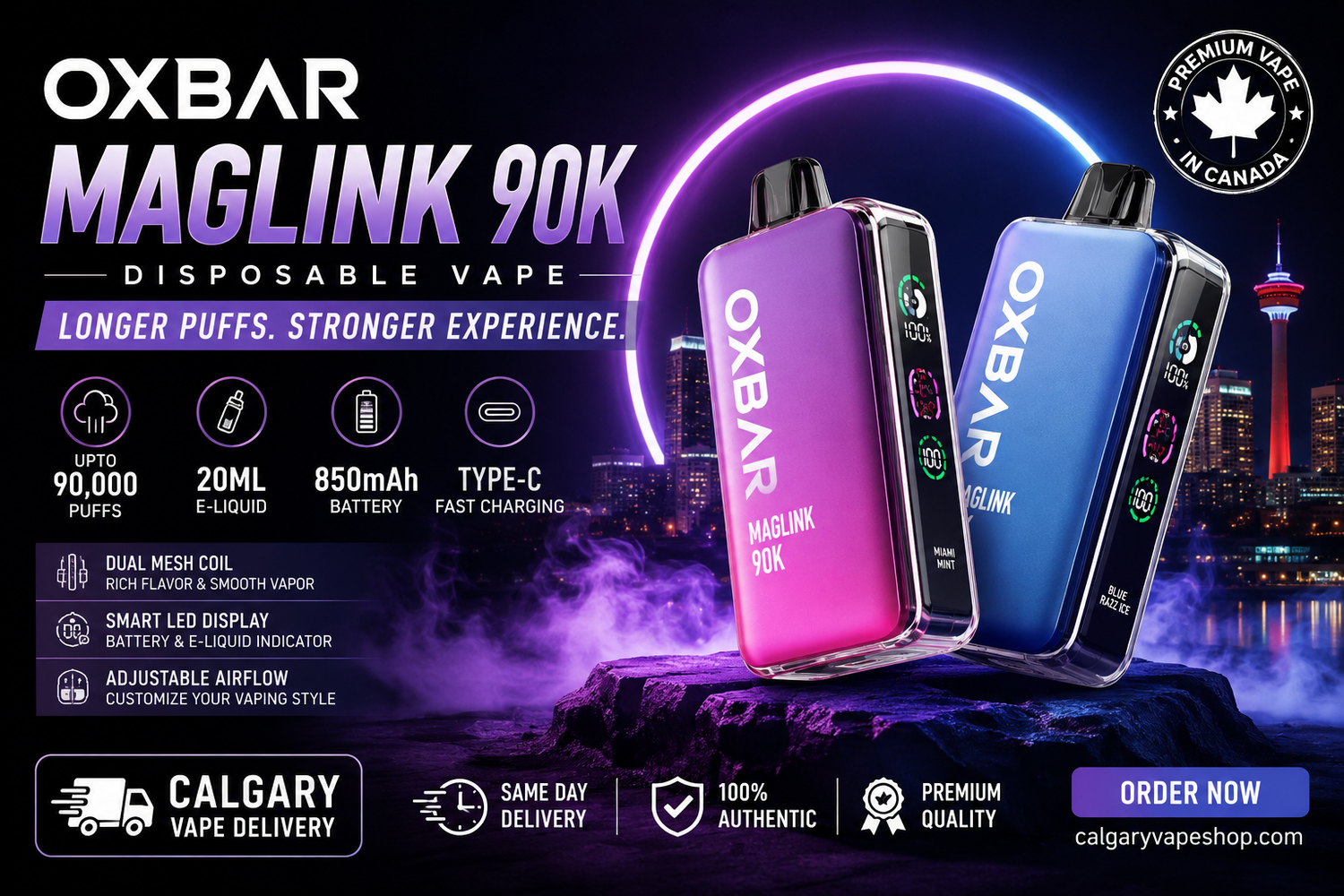 Oxbar Maglink 90K Disposable vape