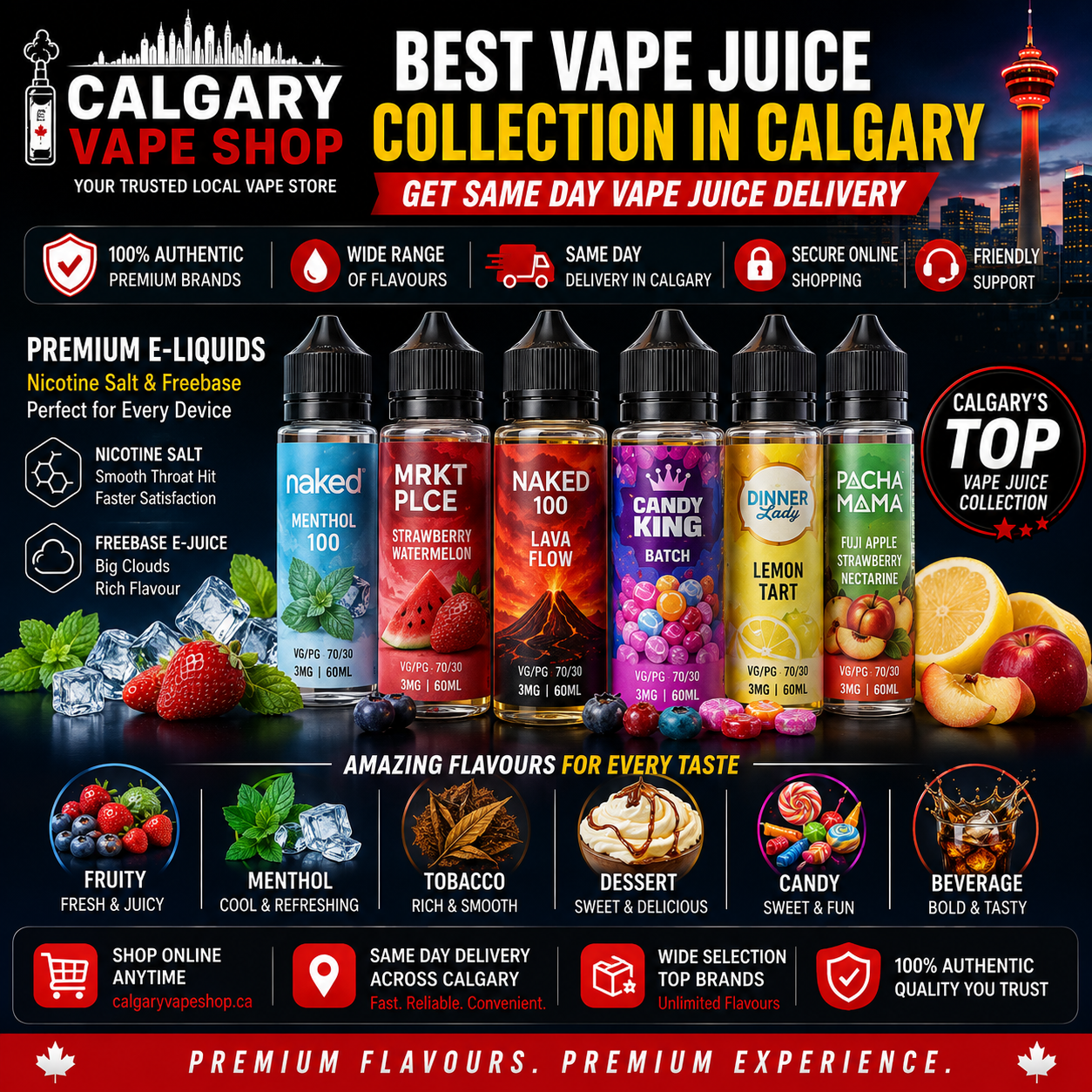 Best Vape Juice Collection in Calgary