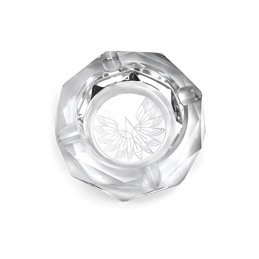 Octagonal Glass Ashtray 4 Inches(PHX702)
