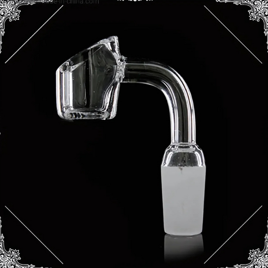 High Quality 4mm Thick Glass Male/Female Joint Quartz Banger Glass Oil Burner (QN05)