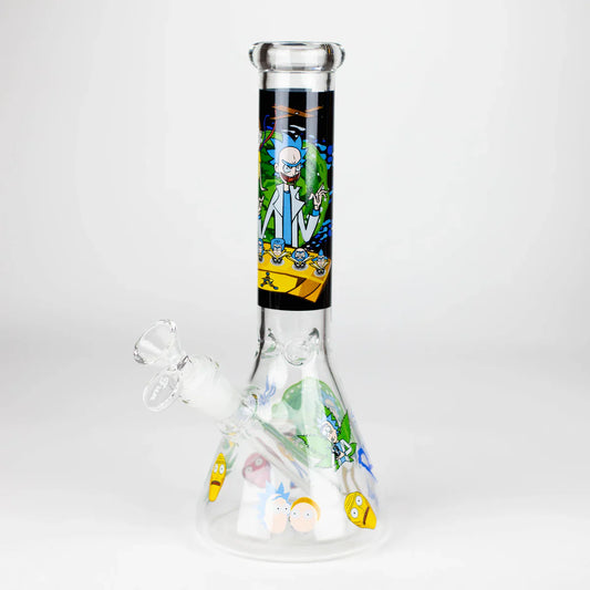 14 Inch Rick And Morty Classic Beaker Bong [wp293]