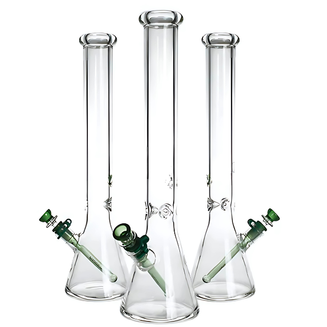 Beaker Bong 7mm Thick Height-18 Inches - Clear (PHX117)