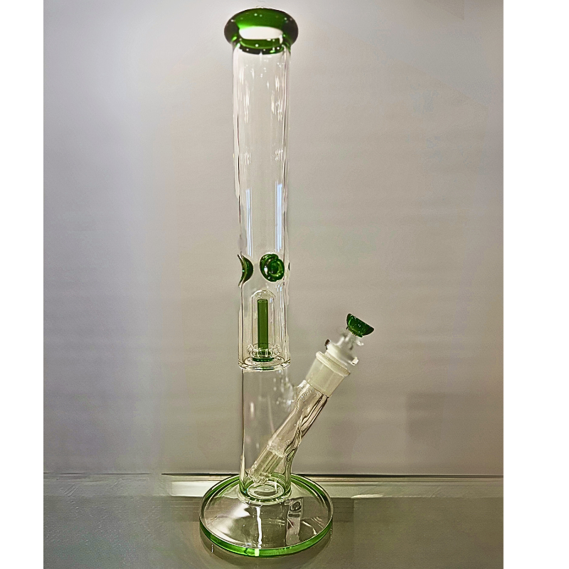 18 INCH Showerhead Percolator Straight Bong with 6 arm diffuser Downstem [Grace 19]