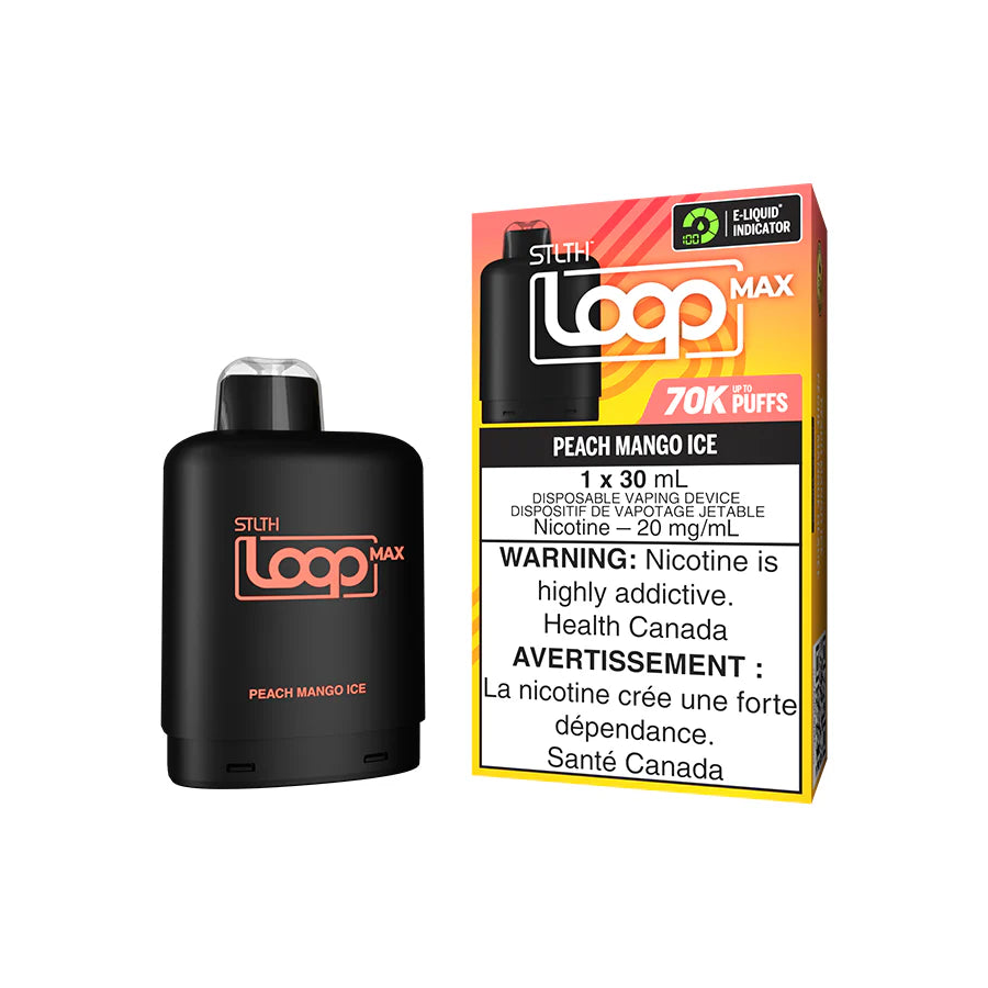 STLTH LOOP MAX POD PACK -PEACH MANGO ICE (Without Battery)