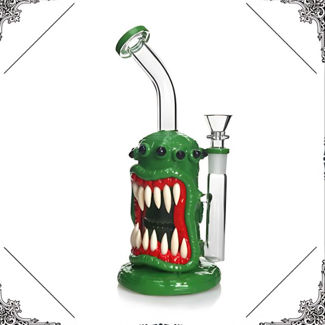 Monster Honeycomb Perc , 9.8 Inch 3D Hand Painting Smoking Glass [ Model HD190 ]