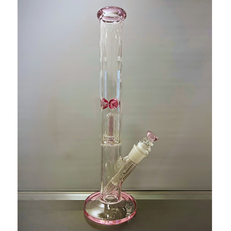 18 INCH Showerhead Percolator Straight Bong with 6 arm diffuser Downstem [Grace 19]