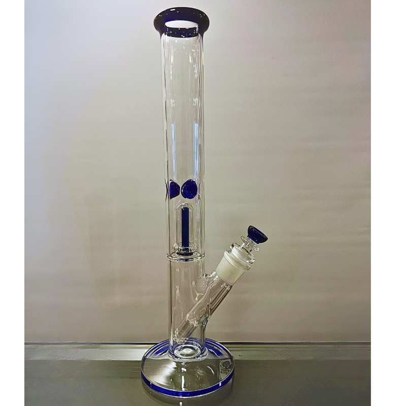 18 INCH Showerhead Percolator Straight Bong with 6 arm diffuser Downstem [Grace 19]