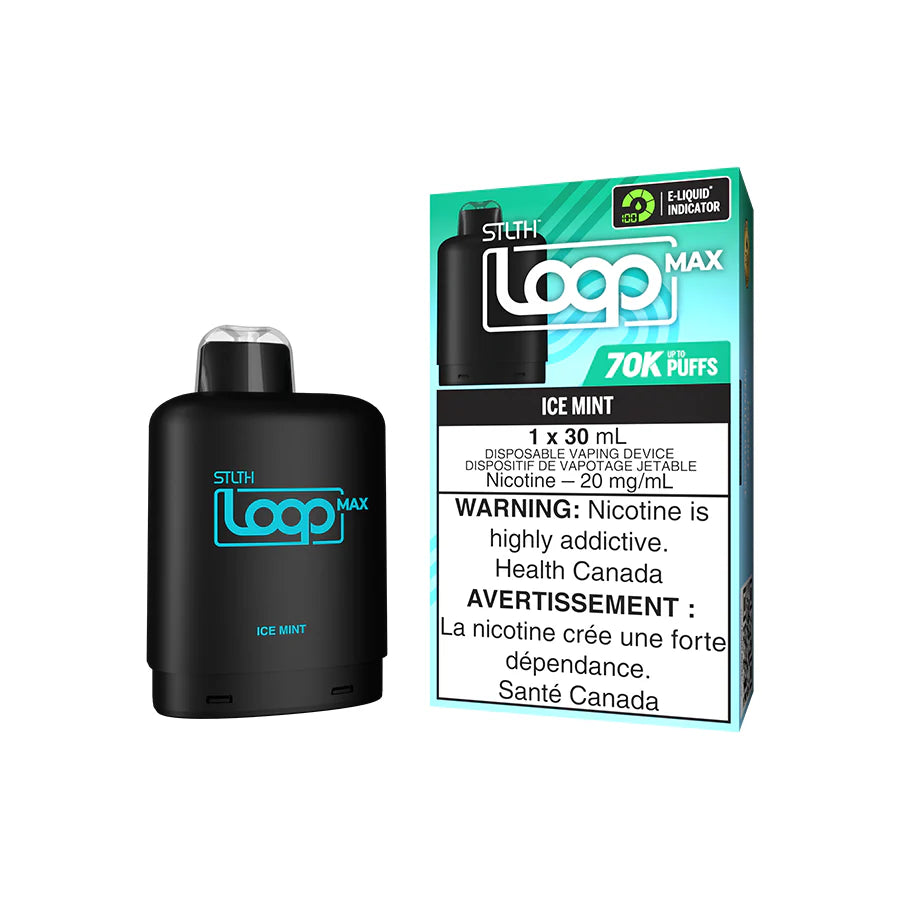 STLTH LOOP MAX POD PACK -ICE MINT (Without Battery)