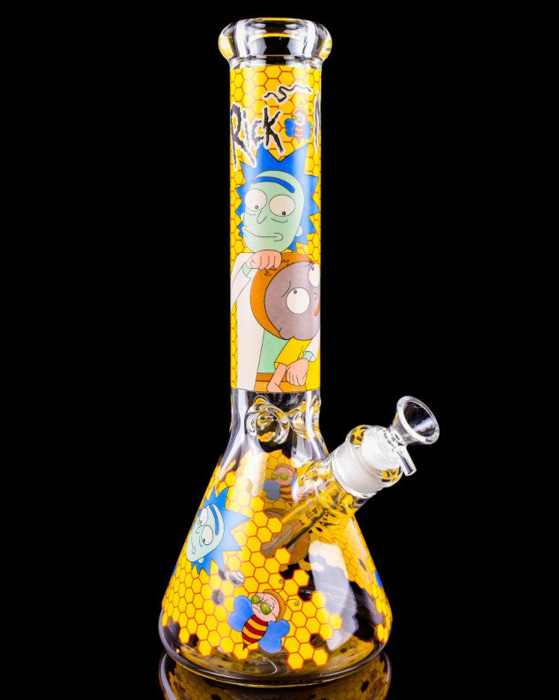 14" Rick & Morty Beaker Bong - 5 Color [wp292]