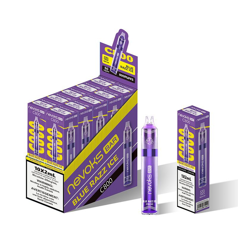 NEVOKS 800 Puffs Vape jetable – Mango Ice (20 mg/ml)