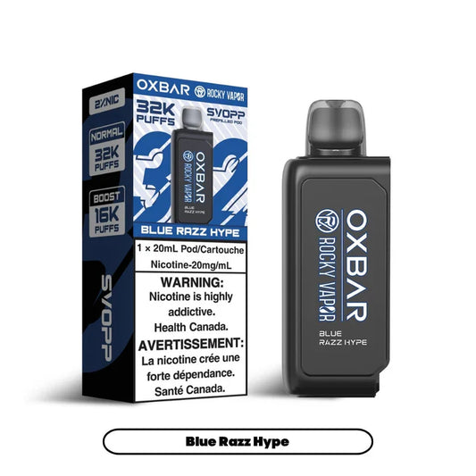 Svopp Rocky Vapor Oxbar [Dosettes préremplies] 32K - Blue Razz Hype