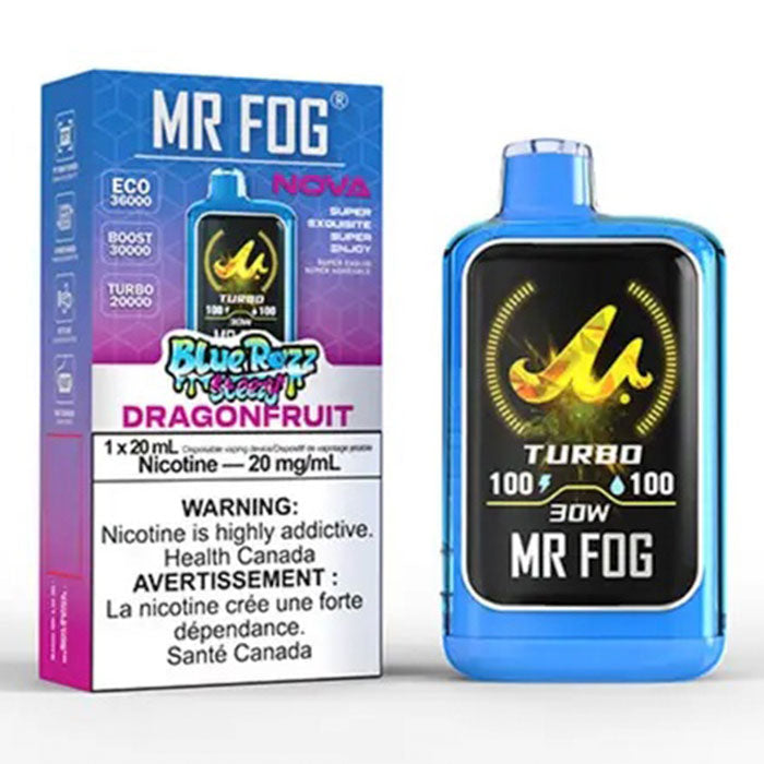 Dragon Fruit  Steezy Series Mr Fog Nova Upto 36000 Puffs Disposable Vape
