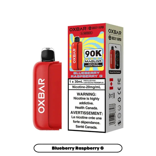 Blueberry Raspberry G Oxbar Maglink 90K Pods | Without Battery