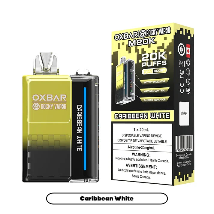 Rocky Vapor Oxbar M20K - Blanc des Caraïbes