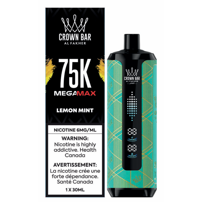  Lemon Mint - Al Fakher Crown Bar Mega Max 75K 