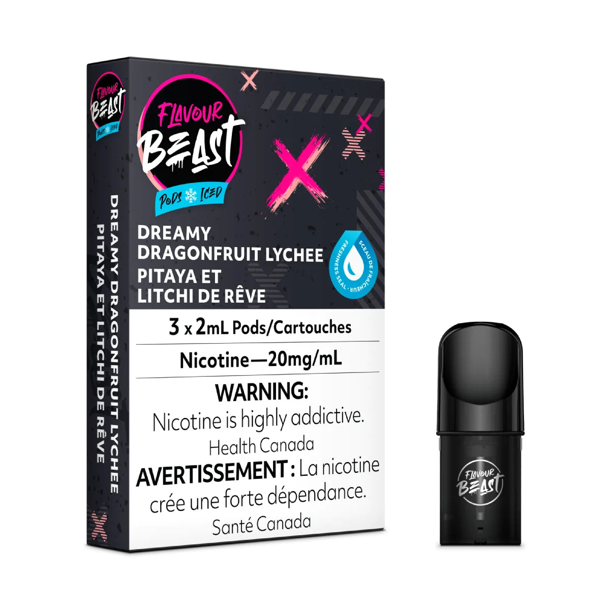 Pack de dosettes Flavour Beast 20 MG (3/PK) 