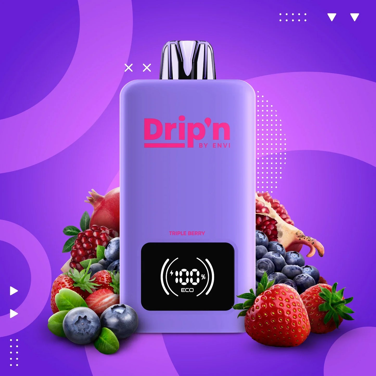 Triple Berry - Drip'n by Envi Disposable 70k Puffs