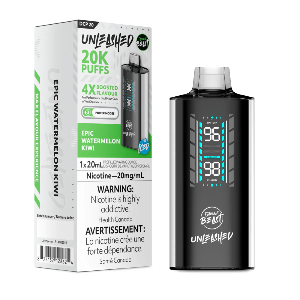 FLAVOUR BEAST UNLEASHED 20K DISPOSABLE VAPE