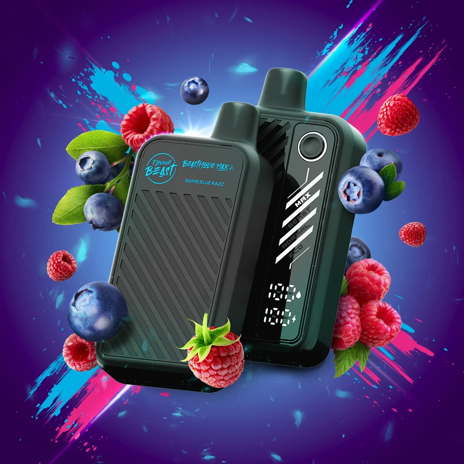 Bomb Blue Razz Beast Mode Max 2 Disposable Vape 