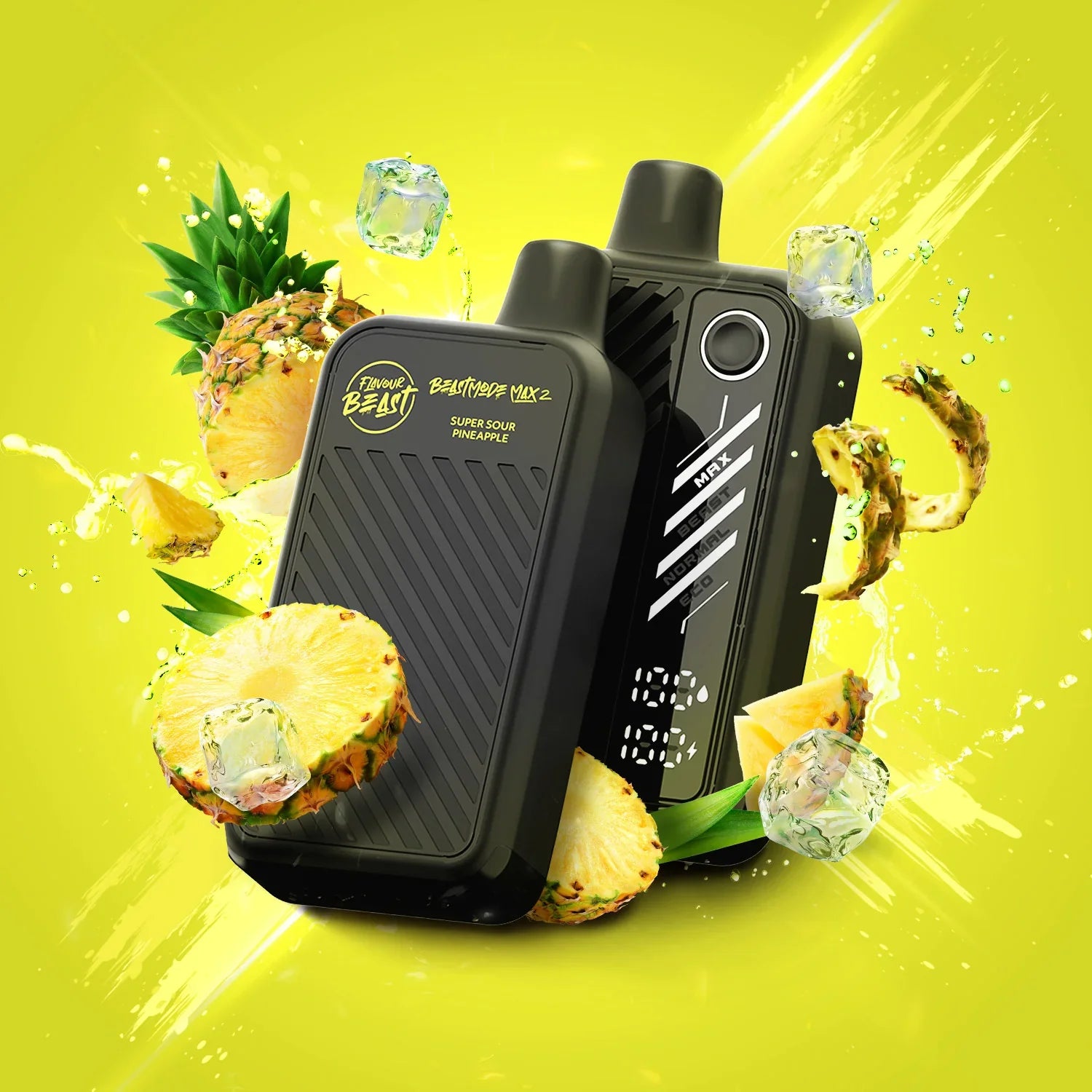 Flavour  Beast Mode Max 2 50K Disposable Vape  – Super Sour Pineapple