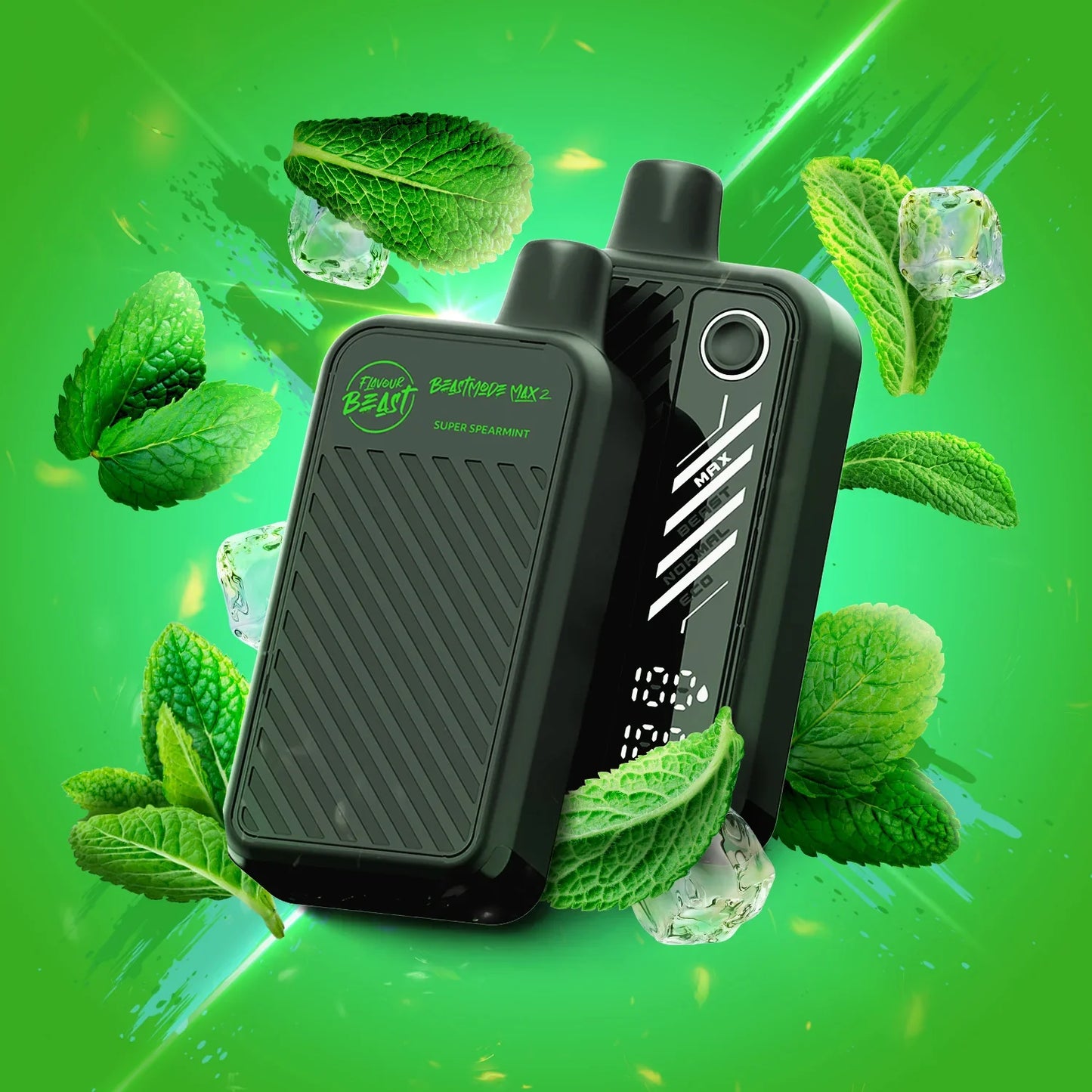 Flavour Beast Mode Max 2 50k Disposable Vape - Super Spearmint Iced