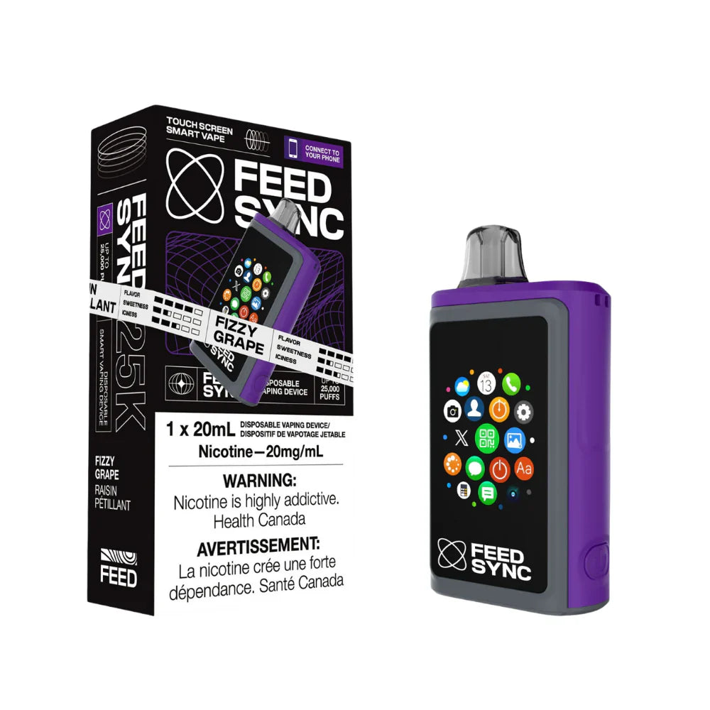 FEED SYNC 25k Puffs Disposable Vape-Fizzy grape