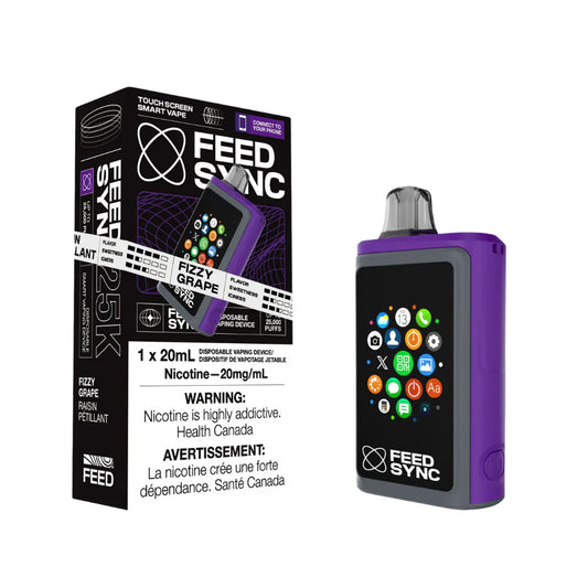 FEED SYNC 25k Puffs Disposable Vape-Fizzy grape