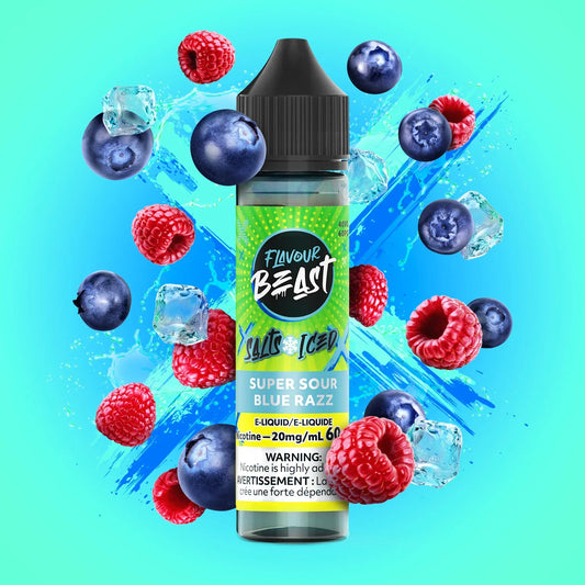 Super Sour Blue Razz - Flavour Beast E-Liquid