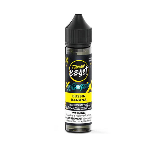 Flavour Beast E-Liquid - Bussin Banana (ICED) 20mg/60mL