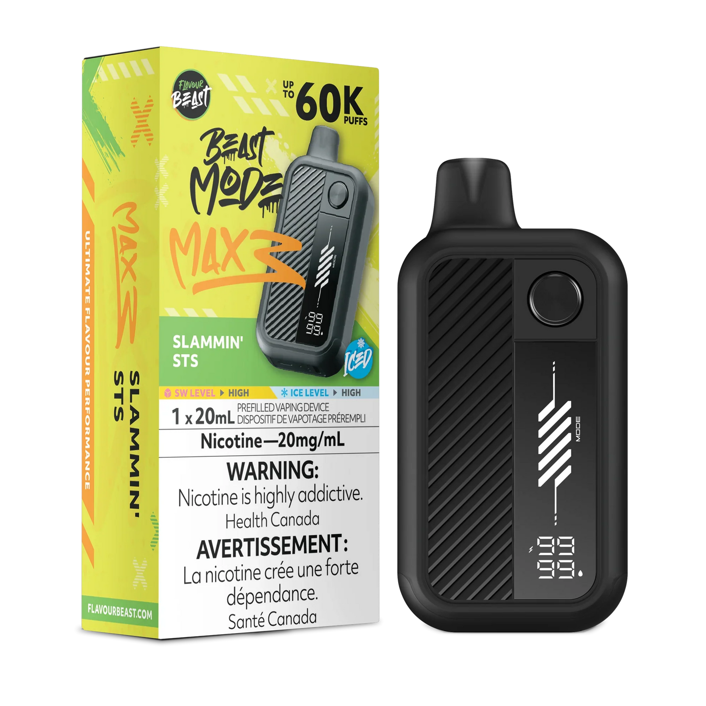 Flavour Beast Mode Max 3 | 60K Disposable Vape (All Flavours) | Calgary vape delivery