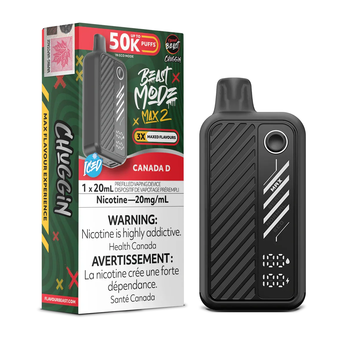 Flavour Beast Mode Max 2 50K Disposable Vape (All Flavours) ( 20 mg )
