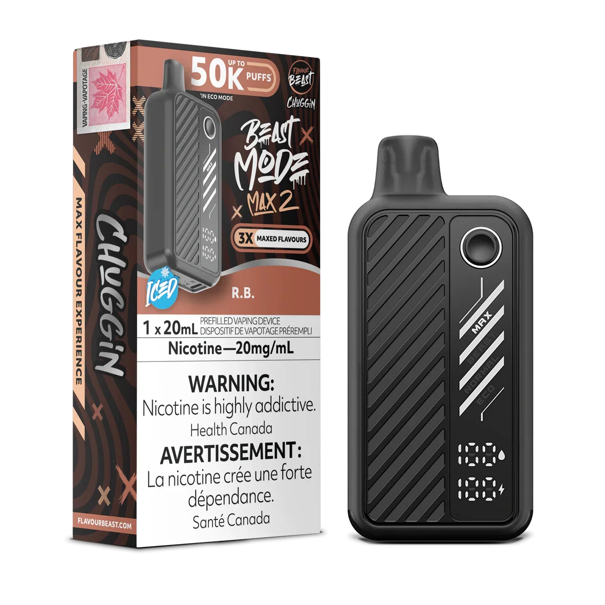 Flavour Beast Mode Max 2 50K Disposable Vape (All Flavours) ( 20 mg )