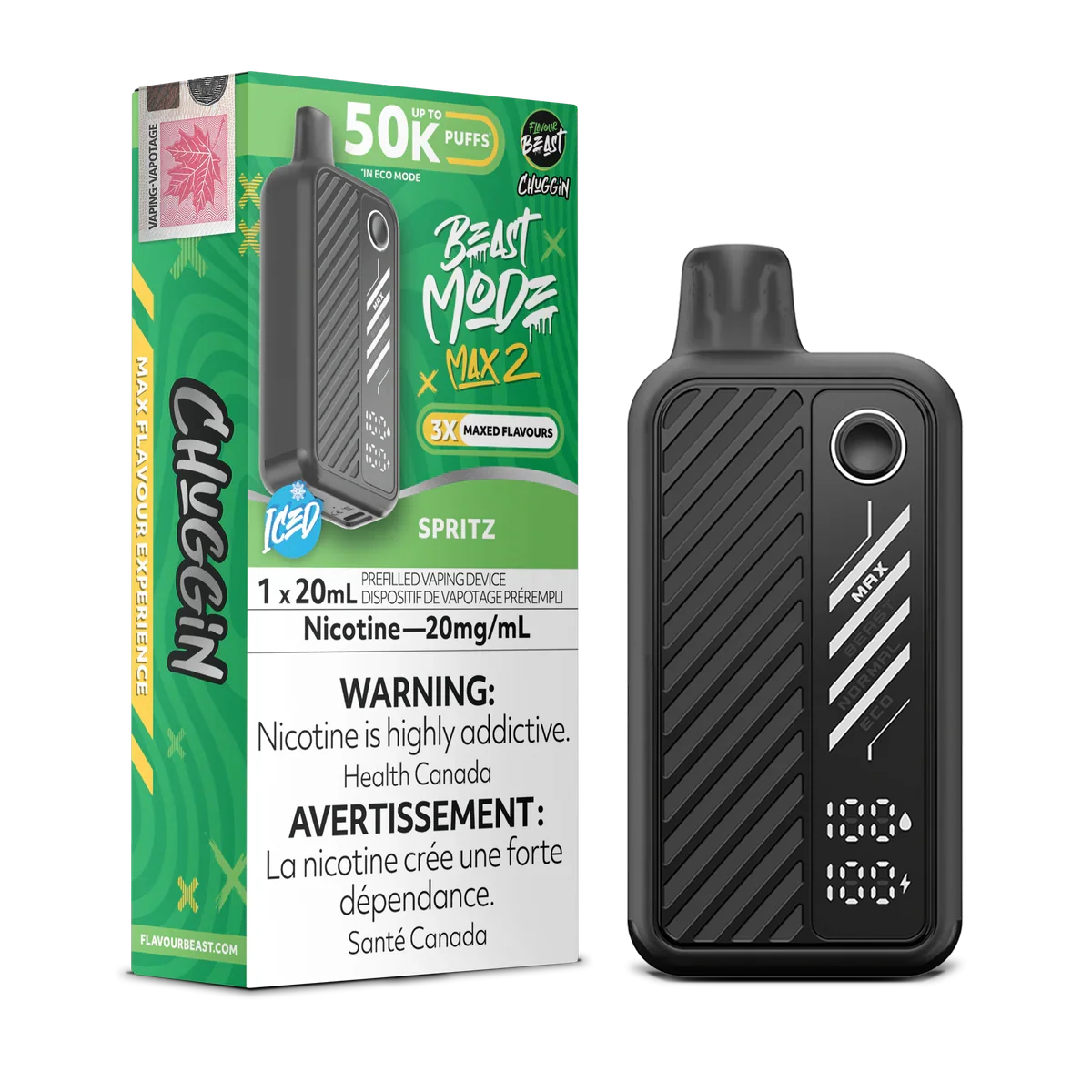 Flavour Beast Mode Max 2 50K Disposable Vape (All Flavours) ( 20 mg )