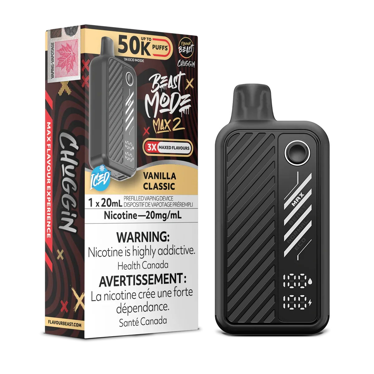 Flavour Beast Mode Max 2 50K Disposable Vape (All Flavours) ( 20 mg )