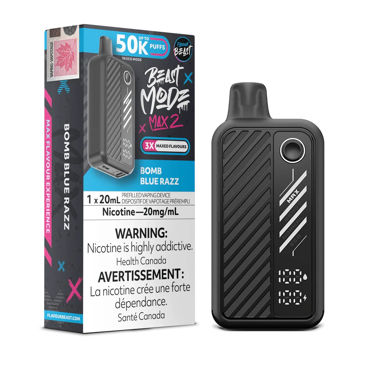 Flavour Beast Mode Max 2 50K Disposable Vape (All Flavours) ( 20 mg )