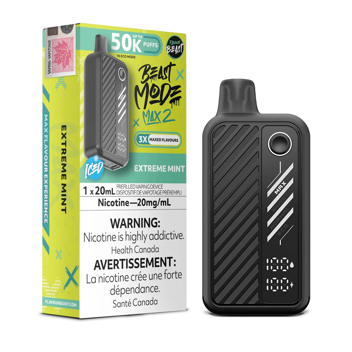 Flavour Beast Mode Max 2 50K Disposable Vape (All Flavours) ( 20 mg )